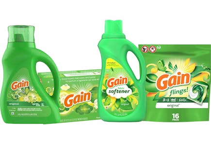 4 Gain Laundry Products