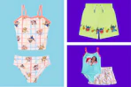 Kids' character swimsuits from Walmart