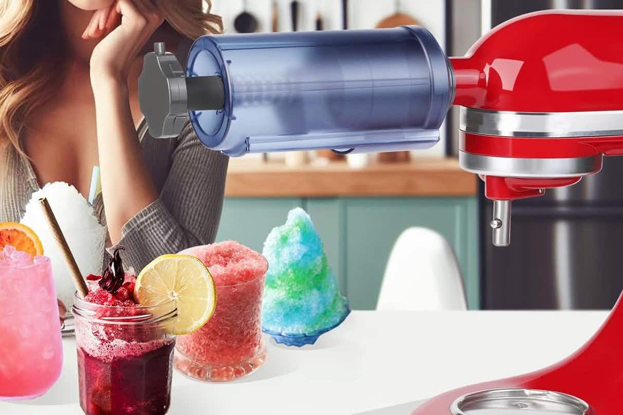 Shave Ice Attachment for KitchenAid, Just $39 on Amazon