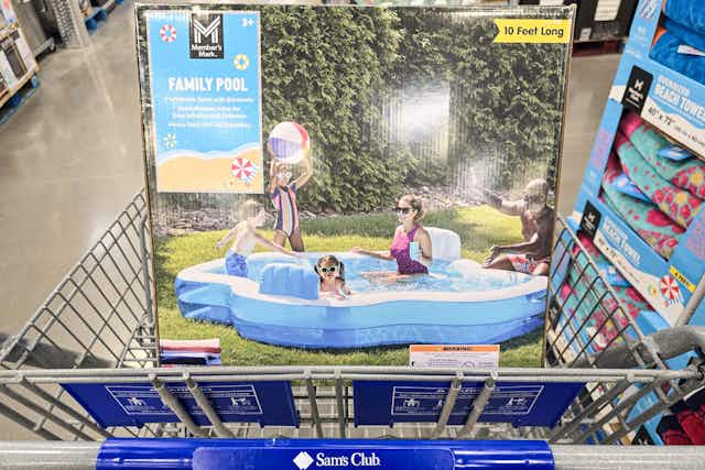 The Popular Inflatable Family Pool Is Back — Only $34.98 at Sam's Club card image