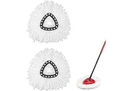 Spin Mop Replacement Heads 2-Pack