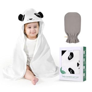 Hooded Baby Towel & Glove Set