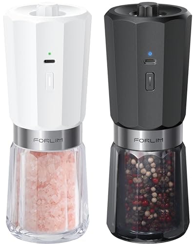 Electric Salt & Pepper Grinder Set