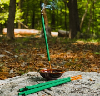 Mosquito Incense Sticks outside