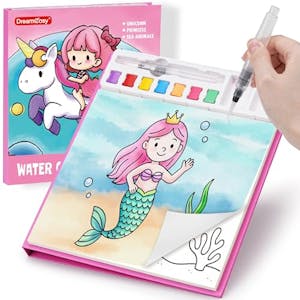 Paint with Water Coloring Book