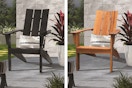 walmart mainstays adirondack chair collage