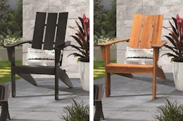 Mainstays Wood Adirondack Chairs on Clearance — Only $30 Each at Walmart card image