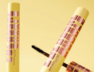 yellow and rose gold tubes of mascara