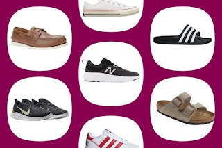 A collage of shoes