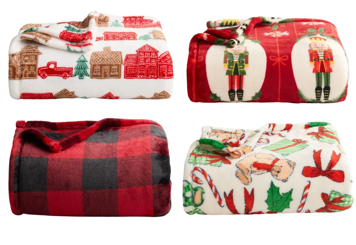Holiday Oversized Plush Throw
