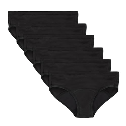 Hanes Kids' Period Panties 6-Pack