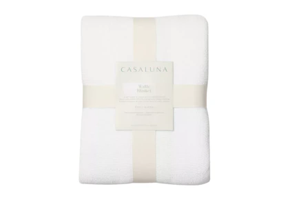 Casaluna Micro Waffle Blanket