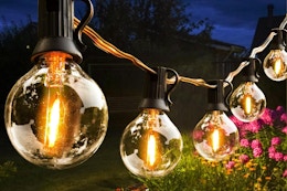 102-foot Outdoor String Lights, Only $17 on Amazon card image