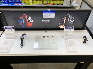 apple watch display in walmart electronics section