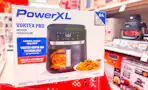 powerxl air fryer sitting on a target cart