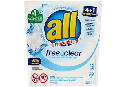 All Free Clear Pacs 19-Count