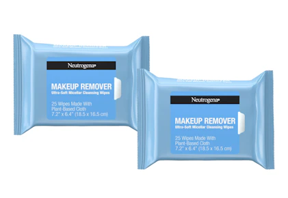 2 Neutrogena Makeup Remover Wipes