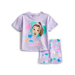 Baby Graphic Tee and Bike Shorts Set
