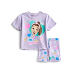 Baby Graphic Tee and Bike Shorts Set
