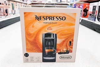 nespresso machine in aisle