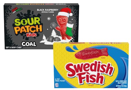 5 Sour Patch Kids + 5 Swedish Fish