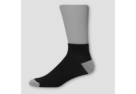Hanes Men's Ankle Socks