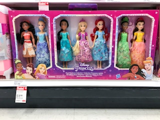disney princess royal radiance collection on a target shelf
