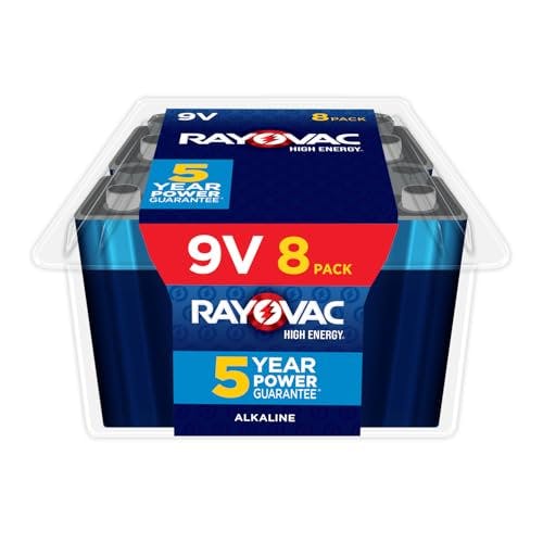 Rayovac 9V Batteries 8-Pack