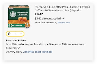 starbucks k-pods