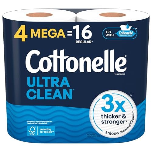 2 Cottonelle Toilet Paper 4-Packs