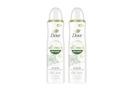 Dove Ultimate Dry Spray 2-Pack