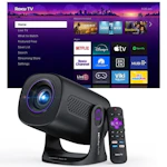 Smart Projector with Roku TV