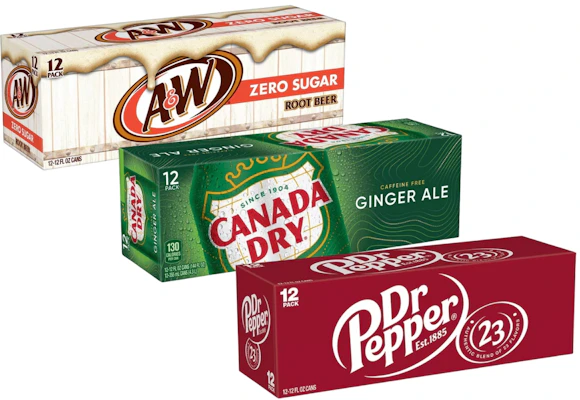 3 Soda 12-Packs