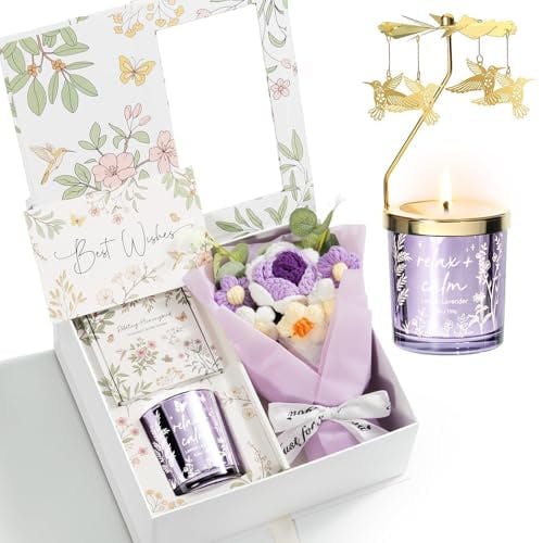 Rotating Scented Candle Gift Set