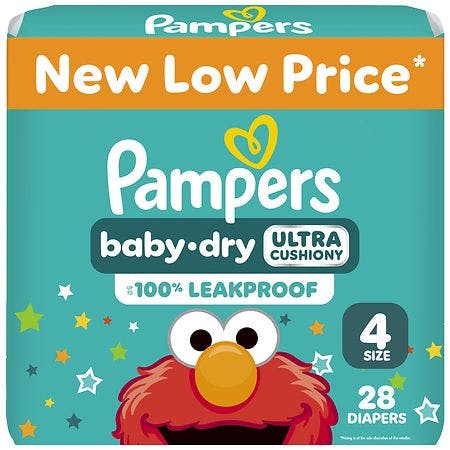 3 Pampers Baby Dry Diapers