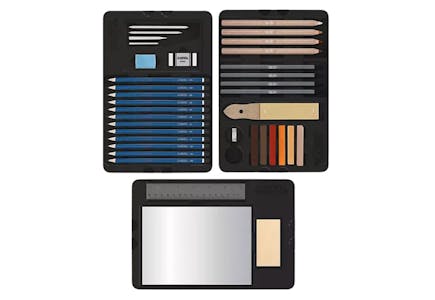 ArtSkills Assorted Premium Sketching and Drawing Kit, 39 Pieces - Sam's Club