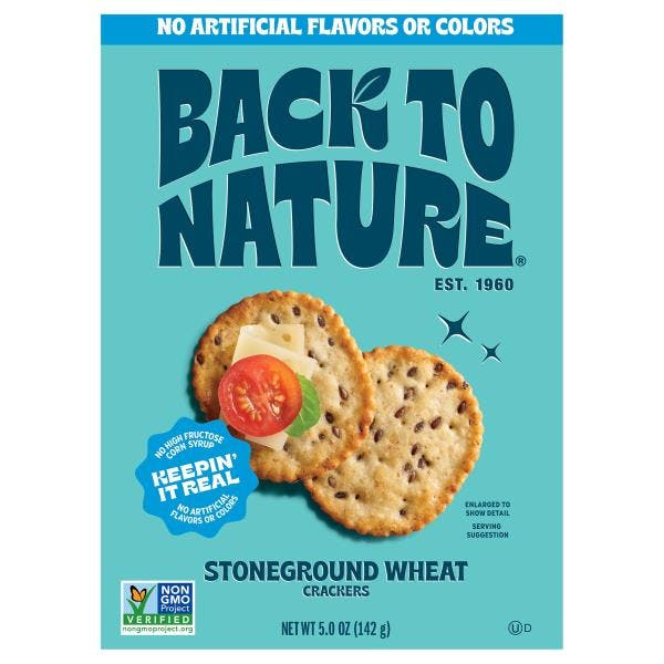 2 Back to Nature Crackers Boxes