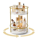 Rotating Bathroom Counter Organizer