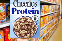 Grab Cheerios Protein Cereal at Walmart for Only $2 After Rebates (Reg. $5) card image