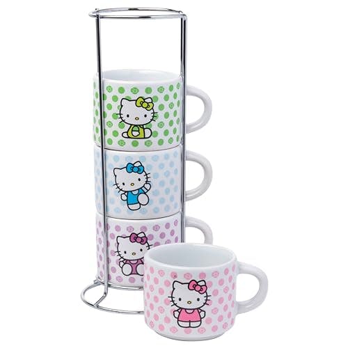 Silver Buffalo Hello Kitty Cup Set