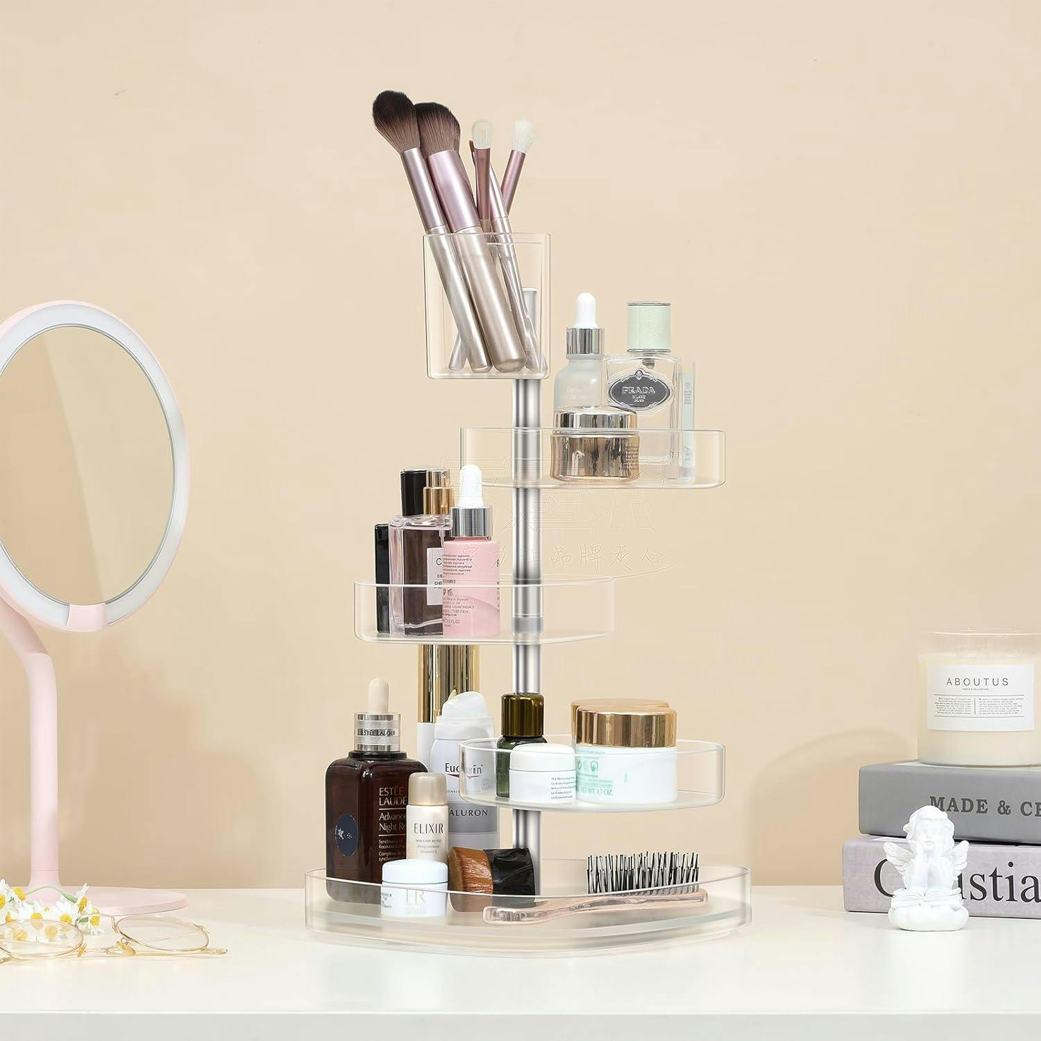 Rotating Makeup Organizer