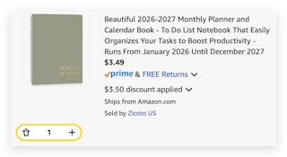 2026-2027 Monthly Planner and Calendar Book