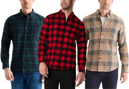 St. John's Bay Men's Flannel Shirt