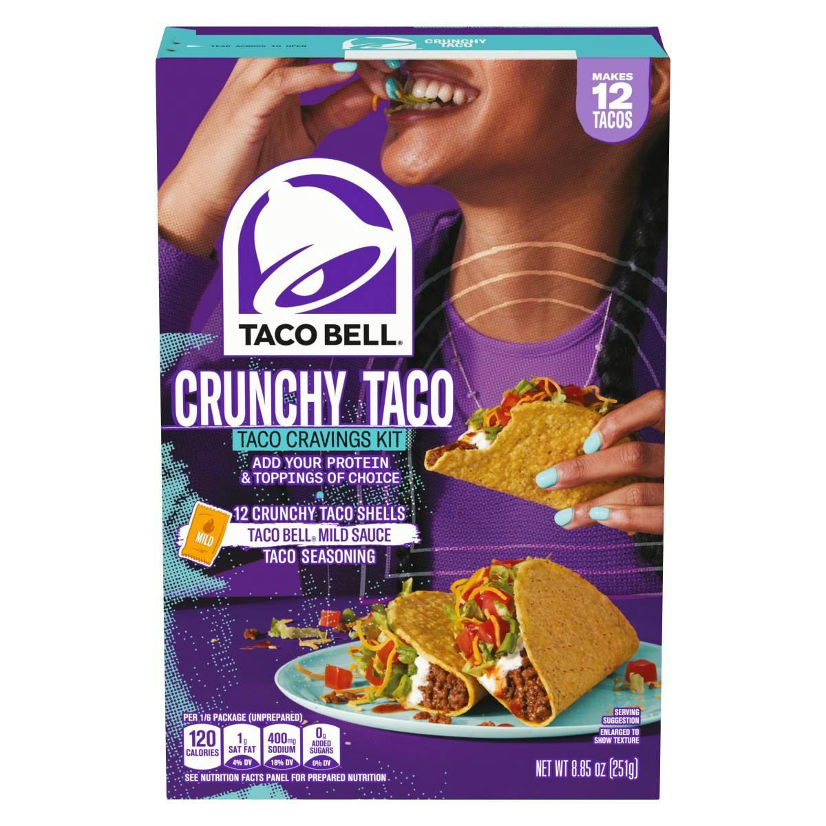 2 Taco Bell Crunchy Taco Kits