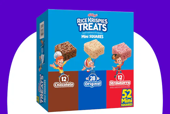 Krispies Treats Mini Squares 52-Pack, as Low as $6 on Amazon