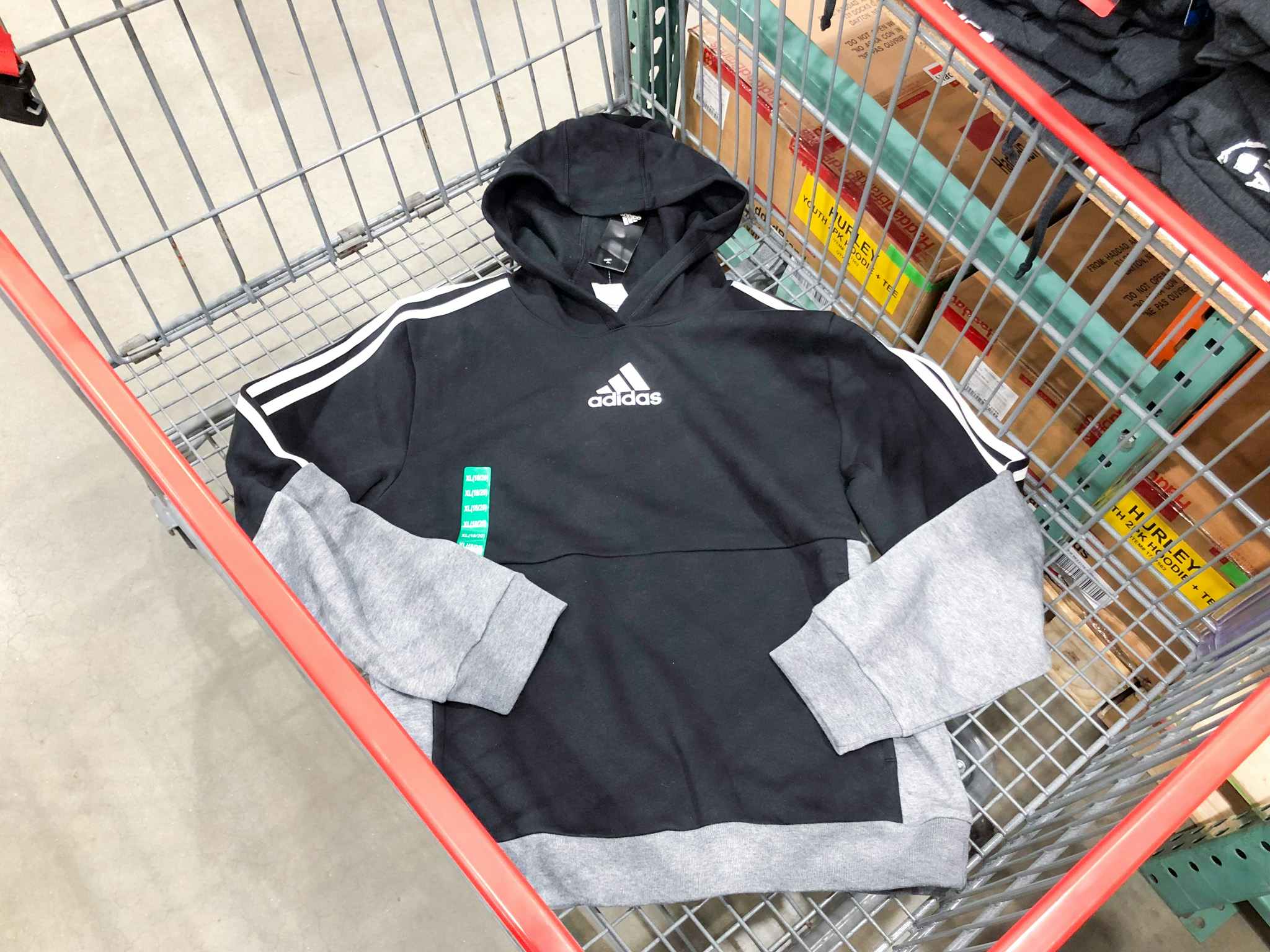costco adidas youth fleece hoodie 1