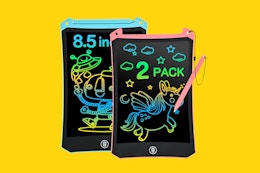 LCD Writing Tablet Doodle Board Multipacks, Under $7 on Amazon card image