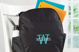 Get a Custom Embroidered Backpack for $30 Shipped With Our Code (Reg. $50) card image