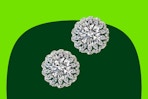 B0FBRCLPNY Stud Earrings Moissanite Sunflower