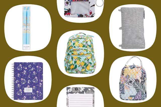 School Supplies at Vera Bradley Outlet — Pens for $4 and $38 Backpacks card image